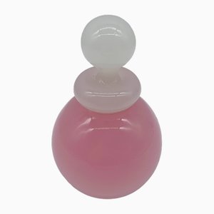 Venetian Pink Murano Glass Opaque Perfume Vial from Murano, 1950s-BZB-2023728