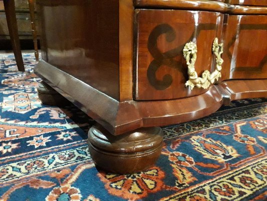 Venetian Rosewood Flap Chest of Drawers, 1700s-AKA-700701