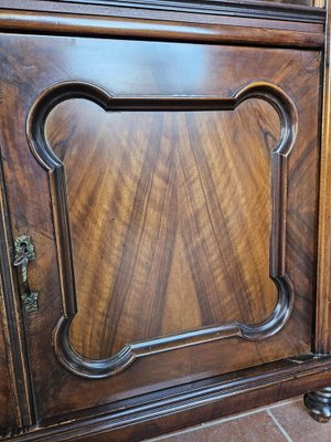 Venetian Sideboard in Mahogany & Glass with Swivel Mirror, 1890s-ZUW-1799298