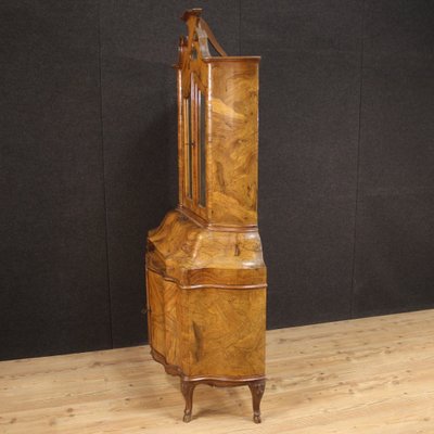 Venetian Walnut, Olive, Burl and Beech Trumeau, 1950s-RP-2022816