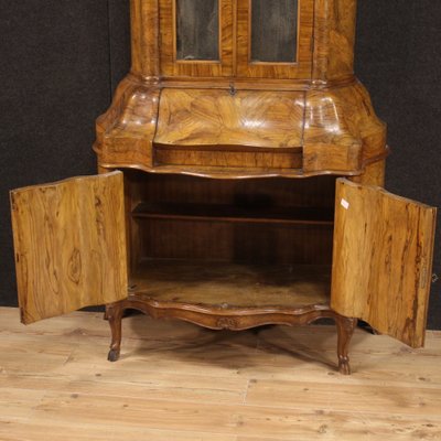 Venetian Walnut, Olive, Burl and Beech Trumeau, 1950s-RP-2022816