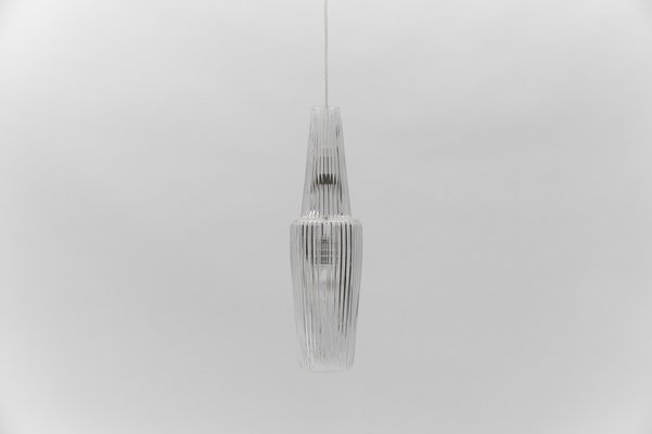 Venezia Pendant Lamp in Glass by Aloys Gangkofner for Peill & Putzler, 1950s-KQB-1754500