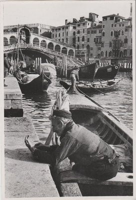 Venice Grand Canal with the Rialto Bridge, 1955-DYV-701288