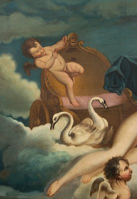 Venus & Adonis, 18th Century, Oil on Canvas, Framed-KKK-1450721