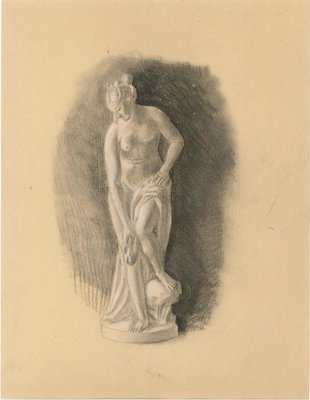 Venus, Early 20th-Century, Pencil on Paper-ZCI-829467