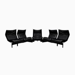 Veranda Modular Sofa by Vico Magistretti for Cassina, 1980s, Set of 5-ZLY-1361912