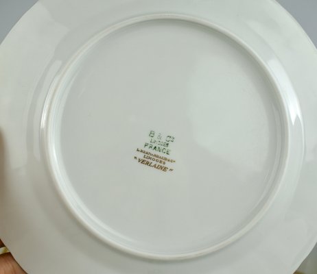 Verlaine Dessert Plates from Bernardaud, France, 1900s, Set of 6-KEM-2032080