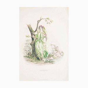 Verveine - Les Fleurs Animées Vol.II - Litho by J.J. Grandville - 1847 1847-ZCI-757161