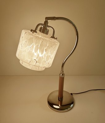 Very Large Art Deco Glass Table Lamp, 1970s-GUT-2036070