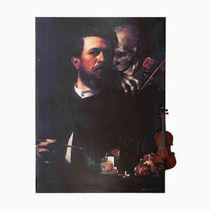 Vettor Pisani, Painting, Music and Death, Offset Print, 20th-Century-ZCI-1221161