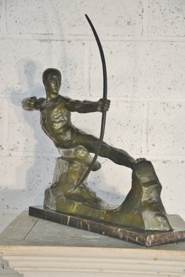 Victor Demanet, Art Deco Archer, 1920s, Bronze-AXR-1721575