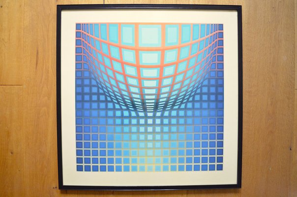 Victor Vasarely, Composition, 1960s, Lithograph-OV-1803972