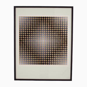 Victor Vasarely, Composition, 1970s, Screen Print, Framed-OWS-1769368