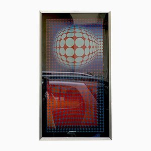 Victor Vasarely, Italy, 1970s, Optical Screen Print-YUW-1286627