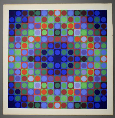 Victor Vasarely, Marc CF, 1970, Screen Print-IEI-1723158