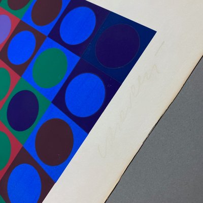 Victor Vasarely, Marc CF, 1970, Screen Print-IEI-1723158