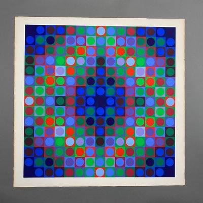 Victor Vasarely, Marc CF, 1970, Screen Print-IEI-1723158