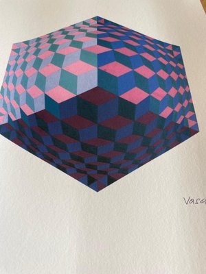 Victor Vasarely, Op Art Composition, Lithograph-WBT-2042097