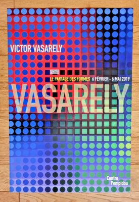 Victor Vasarely, Paris Exhibition Poster, 2019, Print-NRC-1763320