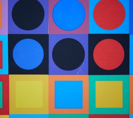 Victor Vasarely, Planetary Folklore Composition No. 1, Serigraph-TJQ-1297145