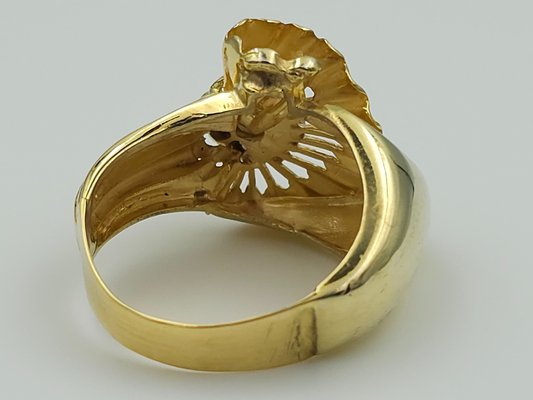 Victorian 9 Karat Gold Ring with Diamonds-CYY-2031328