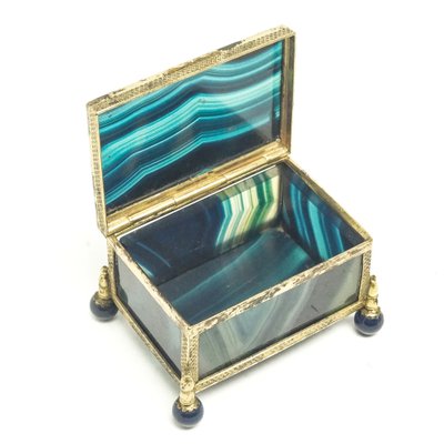 Victorian Agate Box, Great Britain, 1890s-BKO-1454571