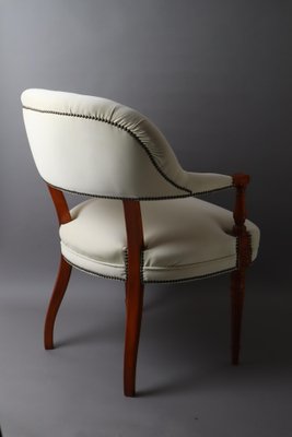 Victorian Baroque Style Armchair in Alcantara, 1970s-ESB-1764625