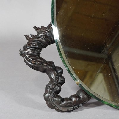 Victorian Carved Dragon Mirror by Gabriel Viardot, 1880-KJP-1188665