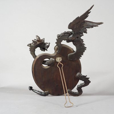 Victorian Carved Dragon Mirror by Gabriel Viardot, 1880-KJP-1188665