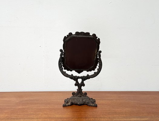 Victorian Cast Iron Table Mirror, 1900s-UAH-2020642