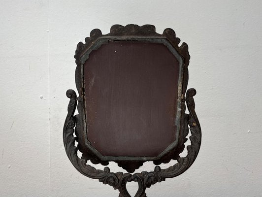 Victorian Cast Iron Table Mirror, 1900s-UAH-2020642