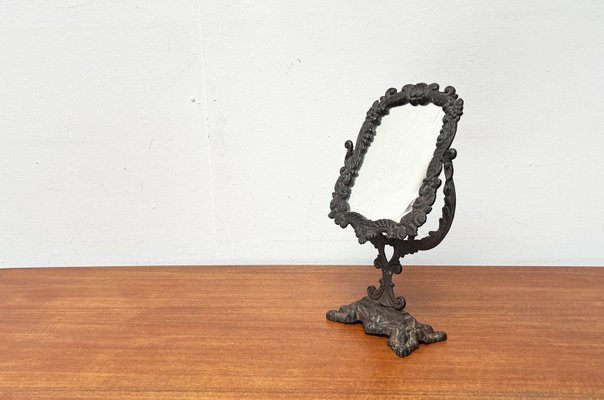 Victorian Cast Iron Table Mirror, 1900s-UAH-2020642