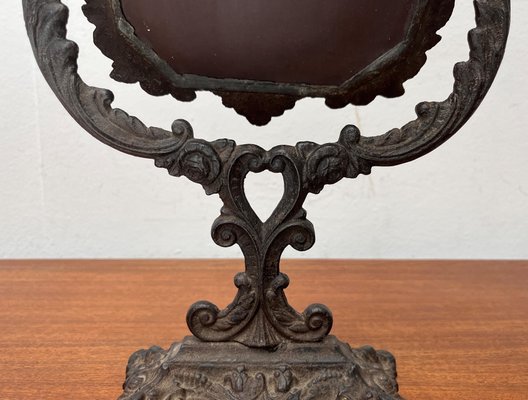 Victorian Cast Iron Table Mirror, 1900s-UAH-2020642