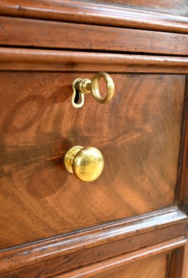 Victorian Mahogany Cylinder Library Desk, England, 1850s-RVK-1783233