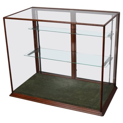 Victorian Mahogany Shop Display Cabinet Counter or Vitrine, Late 19th Century-XO-1151334