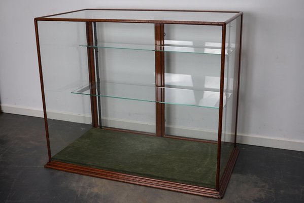 Victorian Mahogany Shop Display Cabinet Counter or Vitrine, Late 19th Century-XO-1151334