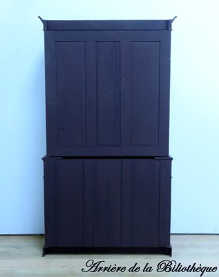 Victorian Mahogany Two-Body Bookcase, England, Mid-19th Century-RVK-2024694