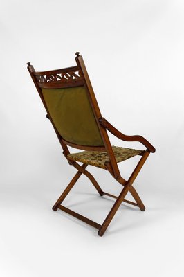 Victorian Safari Folding Chair, UK, 1880s-XNH-1804627