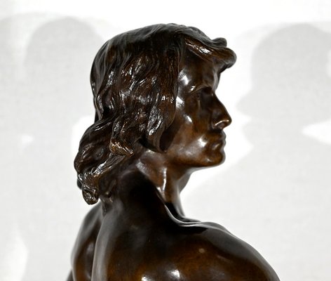 Victorien Tournier, Departure, Late 19th Century, Bronze-RVK-1395204