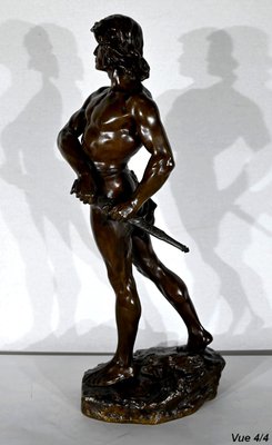 Victorien Tournier, Departure, Late 19th Century, Bronze-RVK-1395204