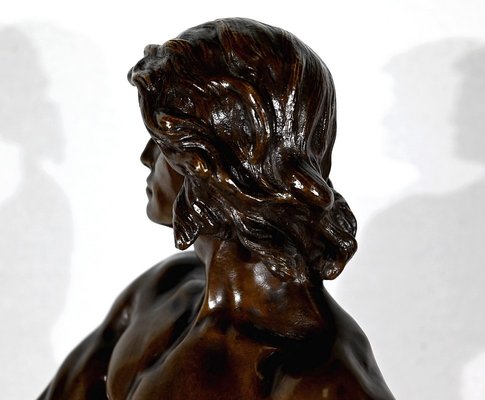 Victorien Tournier, Departure, Late 19th Century, Bronze-RVK-1395204