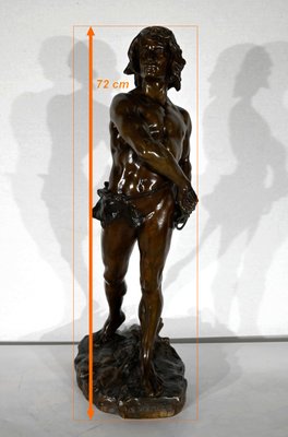 Victorien Tournier, Departure, Late 19th Century, Bronze-RVK-1395204