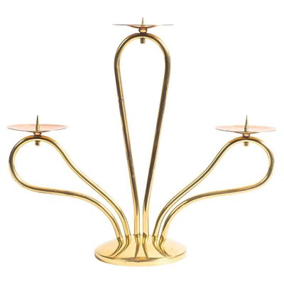 Vienna Brass and Copper Combination Candleholder, 1960s-SPD-1145091