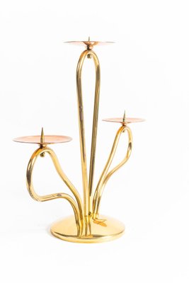 Vienna Brass and Copper Combination Candleholder, 1960s-SPD-1145091