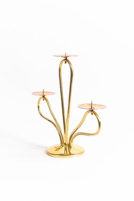 Vienna Brass and Copper Combination Candleholder, 1960s-SPD-1145091