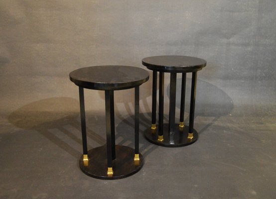 Vienna Secession Occasional Tables, 1910s, Set of 2-ZKR-2023732