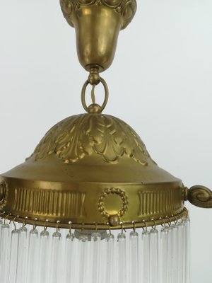 Viennese 3-Armed Chandelier with Glass Rods-KDB-1448952