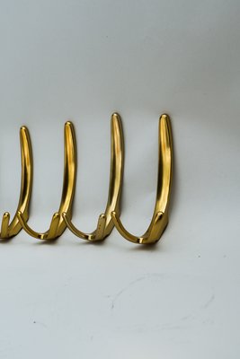 Viennese Aluminum Wall Hooks, 1960s, Set of 7-SPD-775139