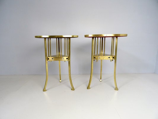 Viennese Art Nouveau Side Table in Brass-FPY-1294978