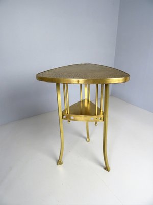 Viennese Art Nouveau Side Table in Brass-FPY-1294978